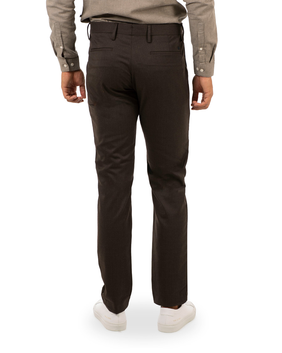 Herr | Byxor | NN07 | New Theo 1249 Wool Trousers Brown