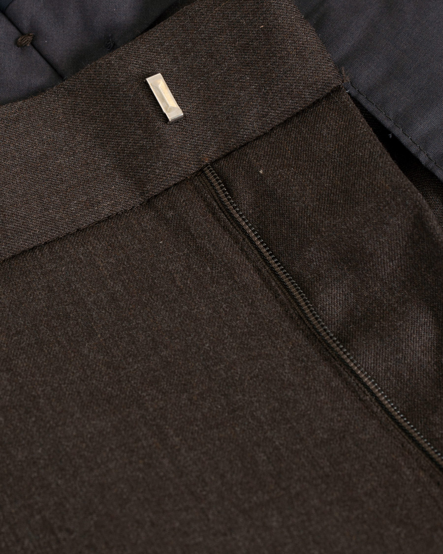 Herr | Byxor | NN07 | New Theo 1249 Wool Trousers Brown