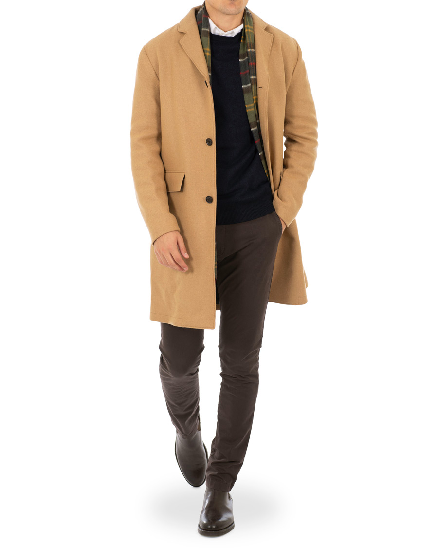 Herr | Jackor | NN07 | Lamont Lined Wool Coat Camel