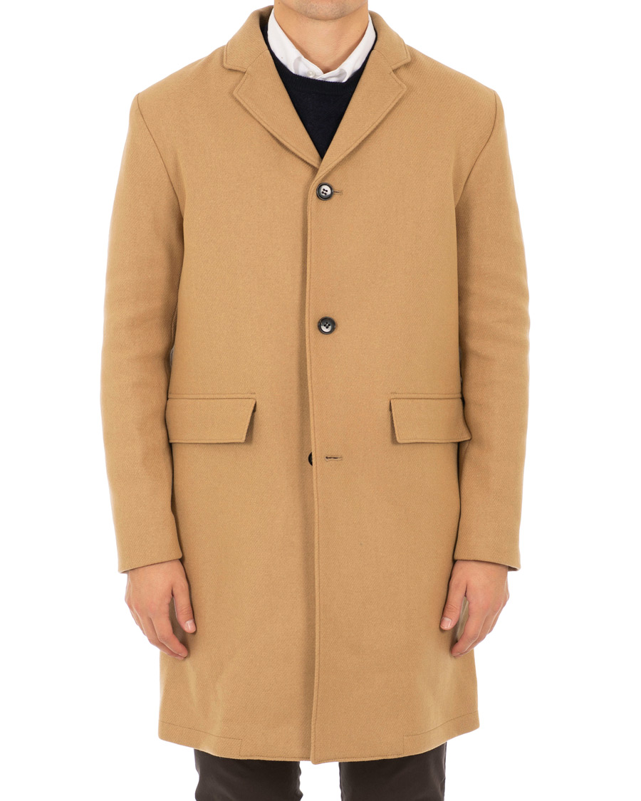 Herr | Jackor | NN07 | Lamont Lined Wool Coat Camel