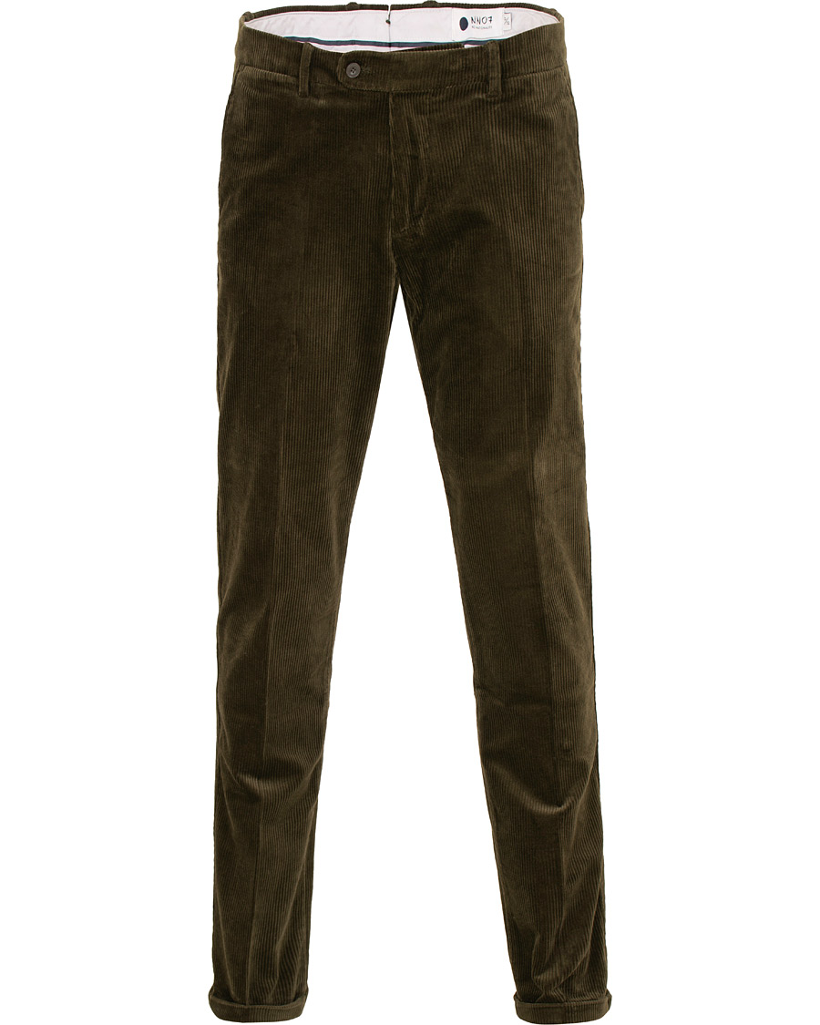 Herr | Byxor | NN07 | Soho Corduroy Trousers Green