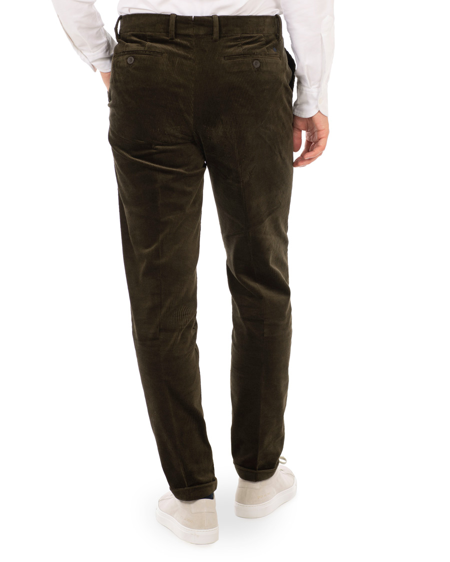 Herr | Byxor | NN07 | Soho Corduroy Trousers Green