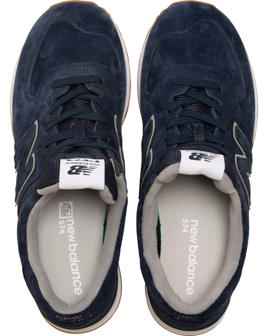 Herr | New Balance 574 Running Sneaker Navy Suede | New Balance | 574 Running Sneaker Navy Suede