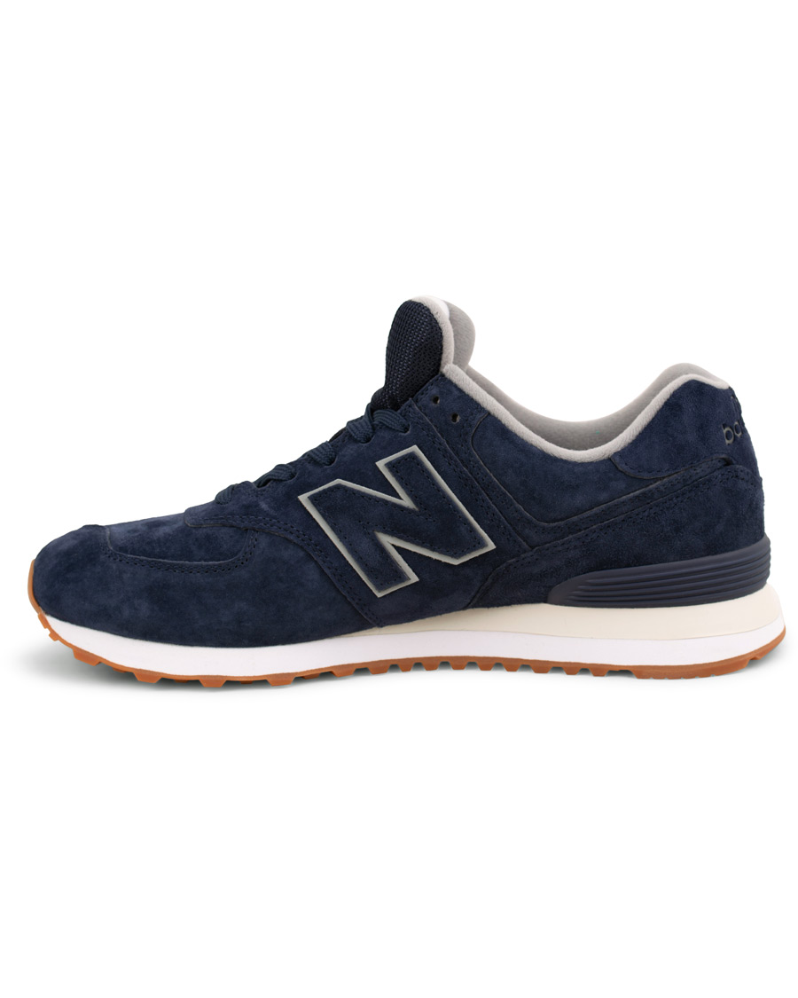Herr | New Balance 574 Running Sneaker Navy Suede | New Balance | 574 Running Sneaker Navy Suede