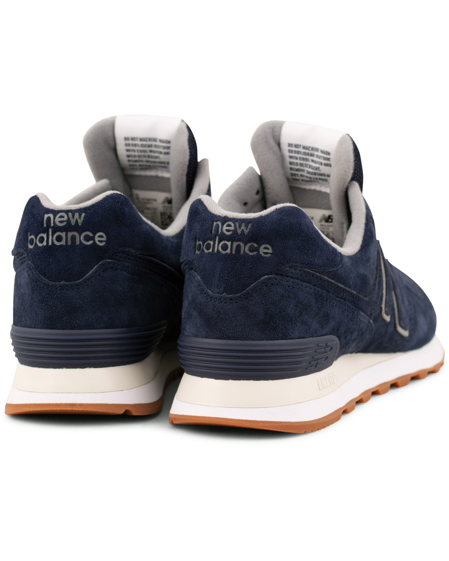Herr | New Balance 574 Running Sneaker Navy Suede | New Balance | 574 Running Sneaker Navy Suede