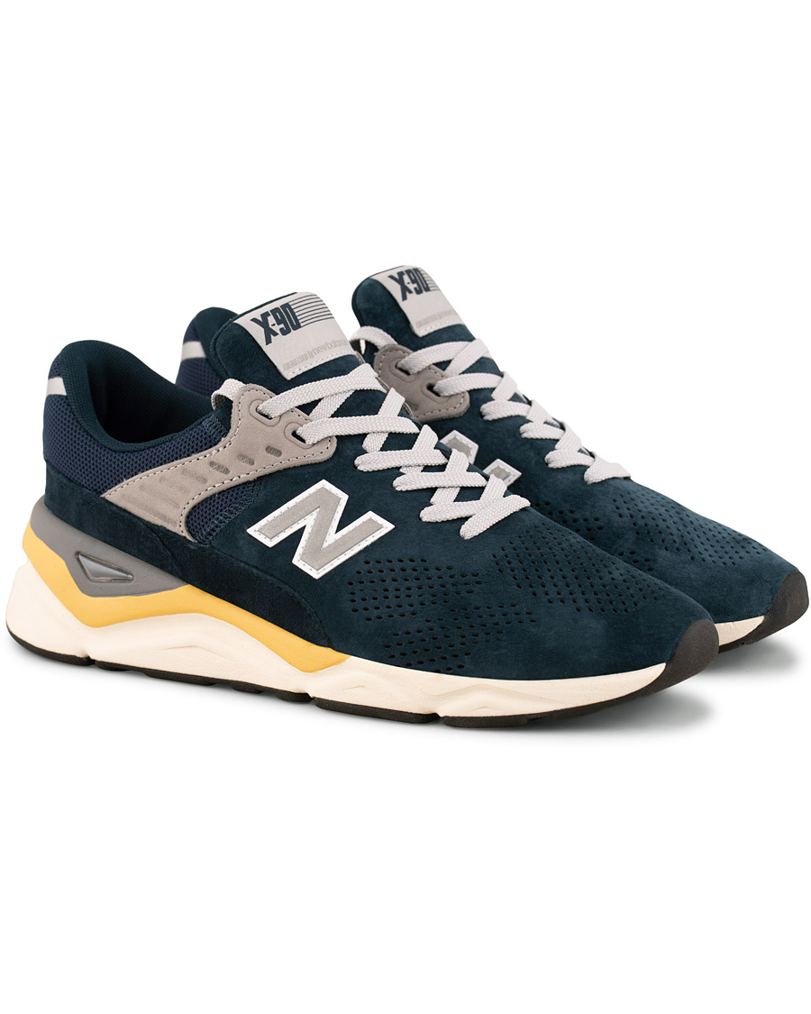 Herr | New Balance X90 Running Sneaker Navy Suede | New Balance | X90 Running Sneaker Navy Suede