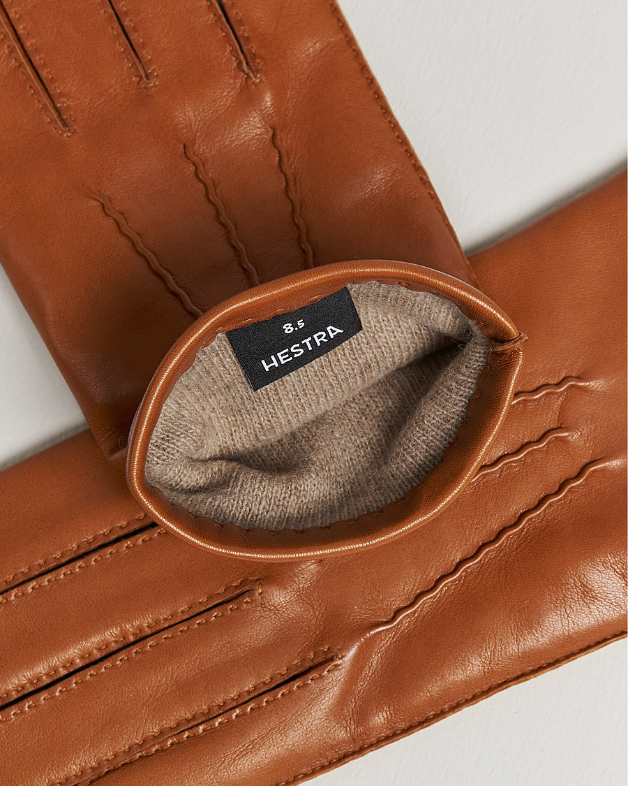 Herr | Handskar | Hestra | Edward Wool Lined Glove Cognac
