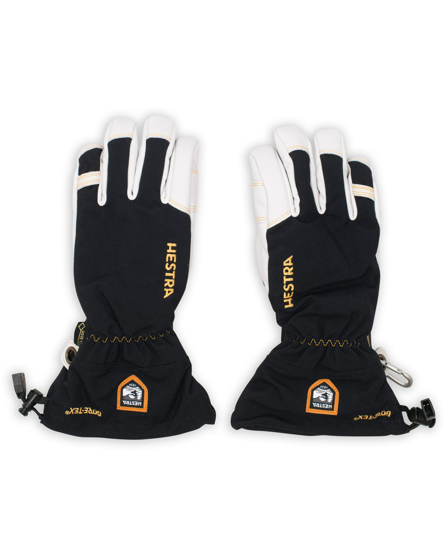 Herr | Hestra Army Leather GORE-TEX® Glove Black/White | Hestra | Army Leather GORE-TEX® Glove Black/White