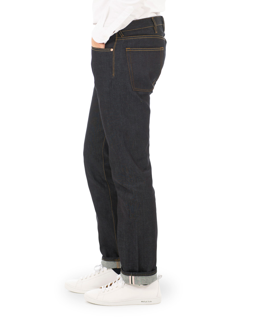 Herr | Jeans | PS Paul Smith | Tapered Fit Pink Selvage Jeans Dark Blue