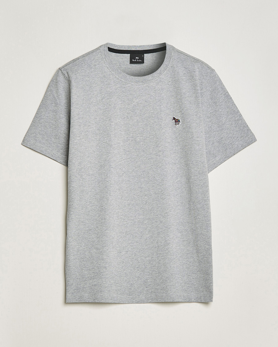 Herr | T-Shirts | PS Paul Smith | Organic Cotton Zebra T-Shirt Grey