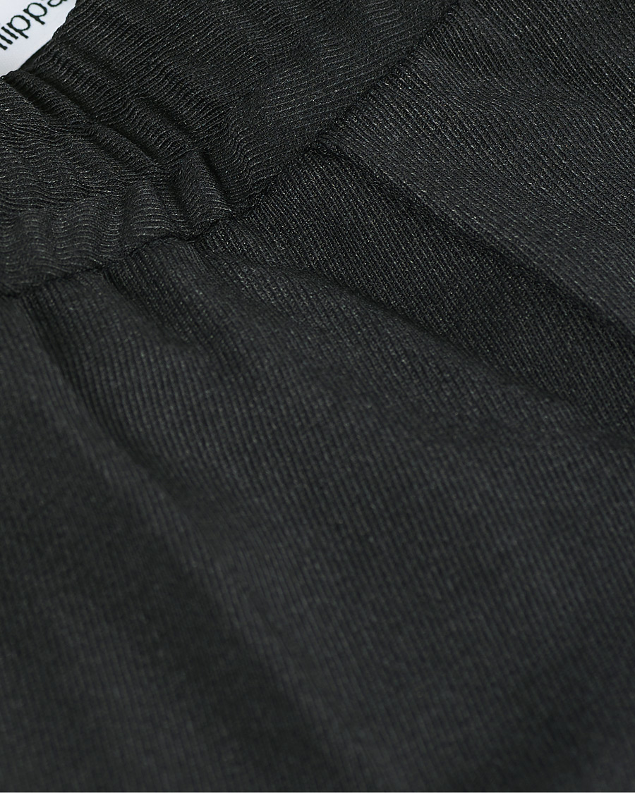 Herr | Byxor | Filippa K | Terry Gabardine Cropped Turn Up Trousers Antracite
