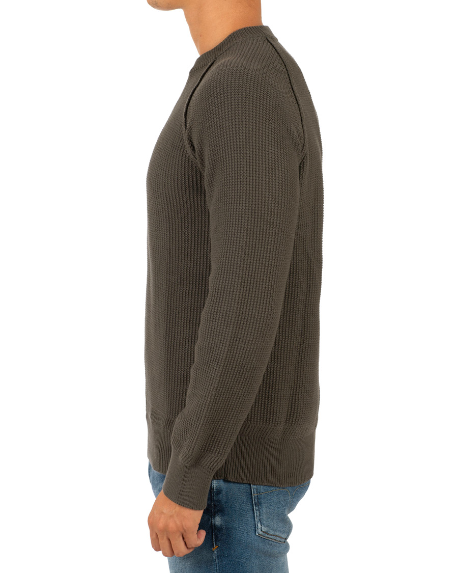 Herr | Tröjor | Filippa K | Cotton Texture R Neck Sweater Beluga