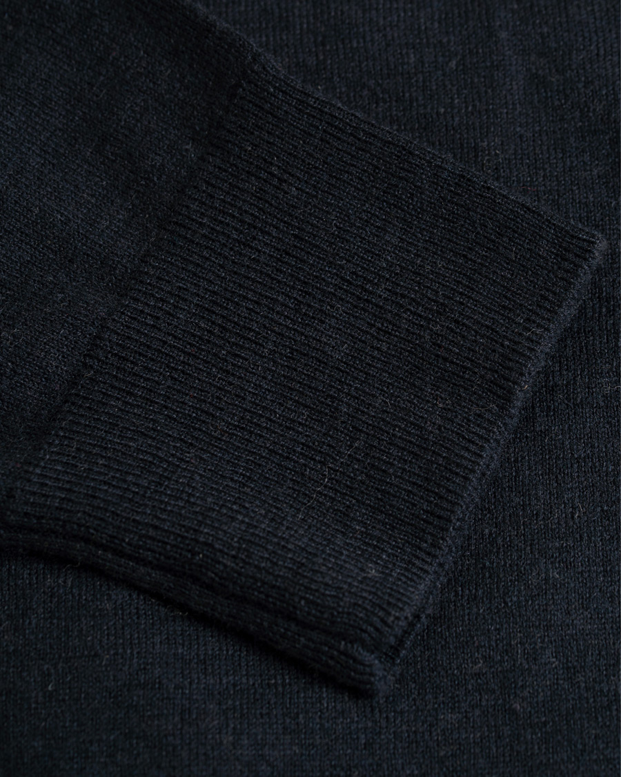 Herr | Tröjor | Filippa K | Wool/Silk Rollneck Dark Navy