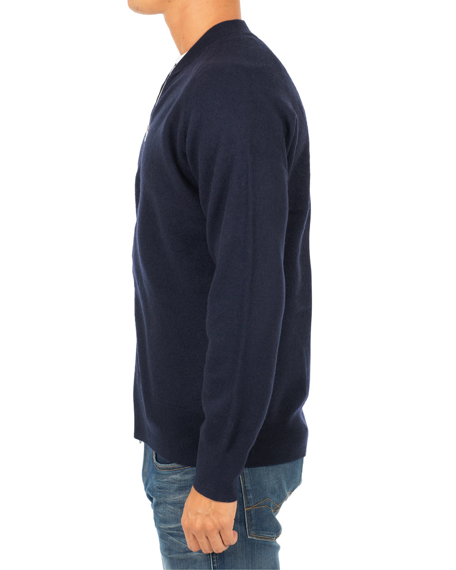 Herr | Tröjor | Filippa K | Boiled Wool Zip Jacket Hope