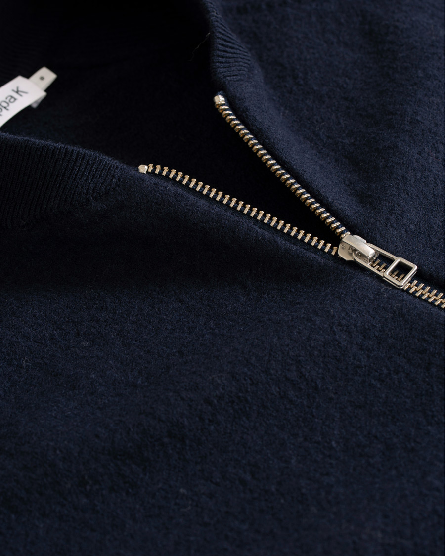 Herr | Tröjor | Filippa K | Boiled Wool Zip Jacket Hope