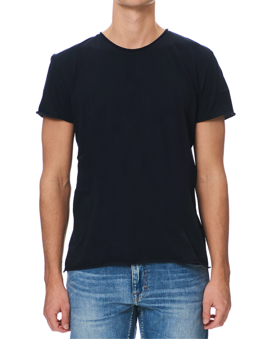 Herr | T-Shirts | Filippa K | Roll Neck Tee Navy