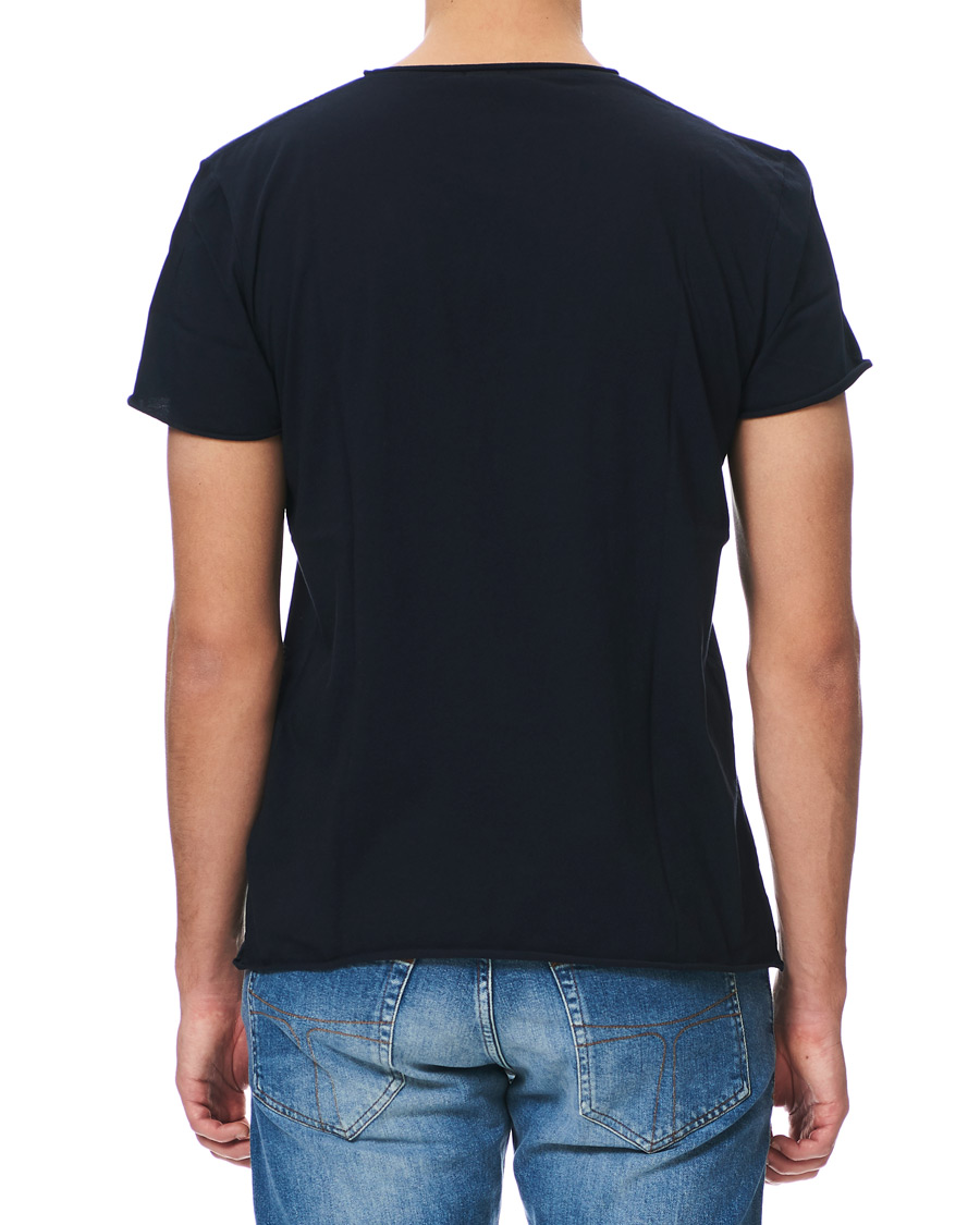 Herr | T-Shirts | Filippa K | Roll Neck Tee Navy