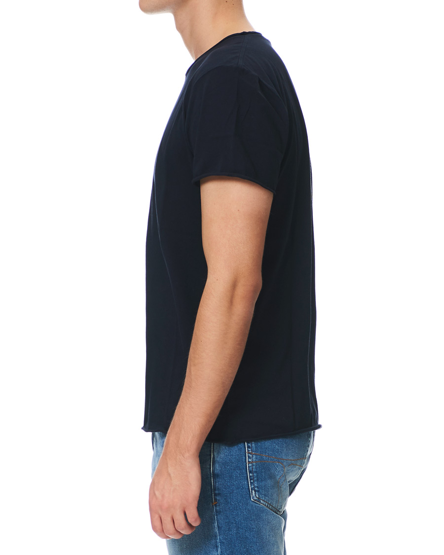 Herr | T-Shirts | Filippa K | Roll Neck Tee Navy