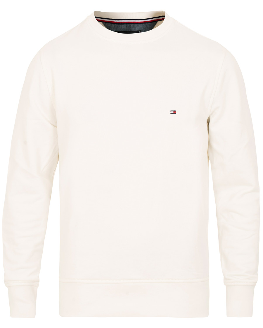 Herr | Tröjor | Tommy Hilfiger | Crew Neck Sweatshirt Whisper White