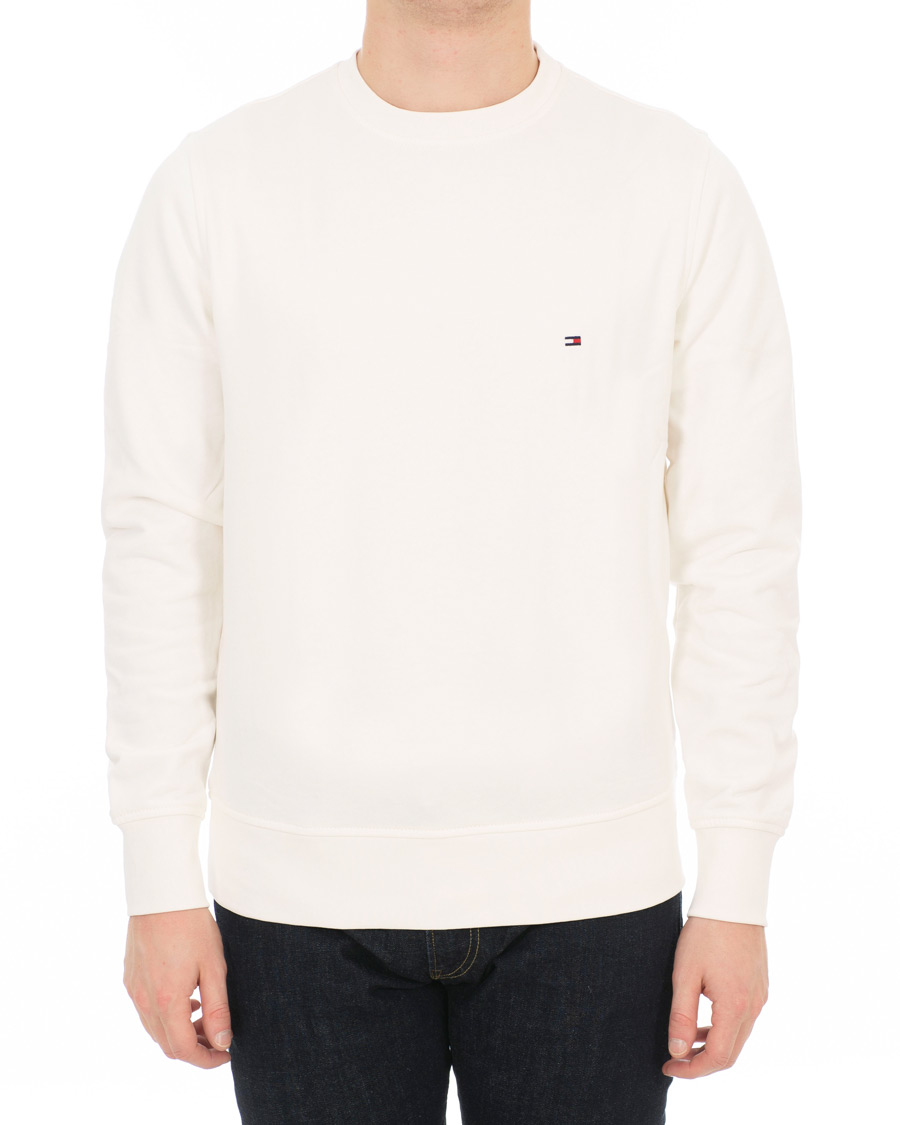Herr | Tröjor | Tommy Hilfiger | Crew Neck Sweatshirt Whisper White