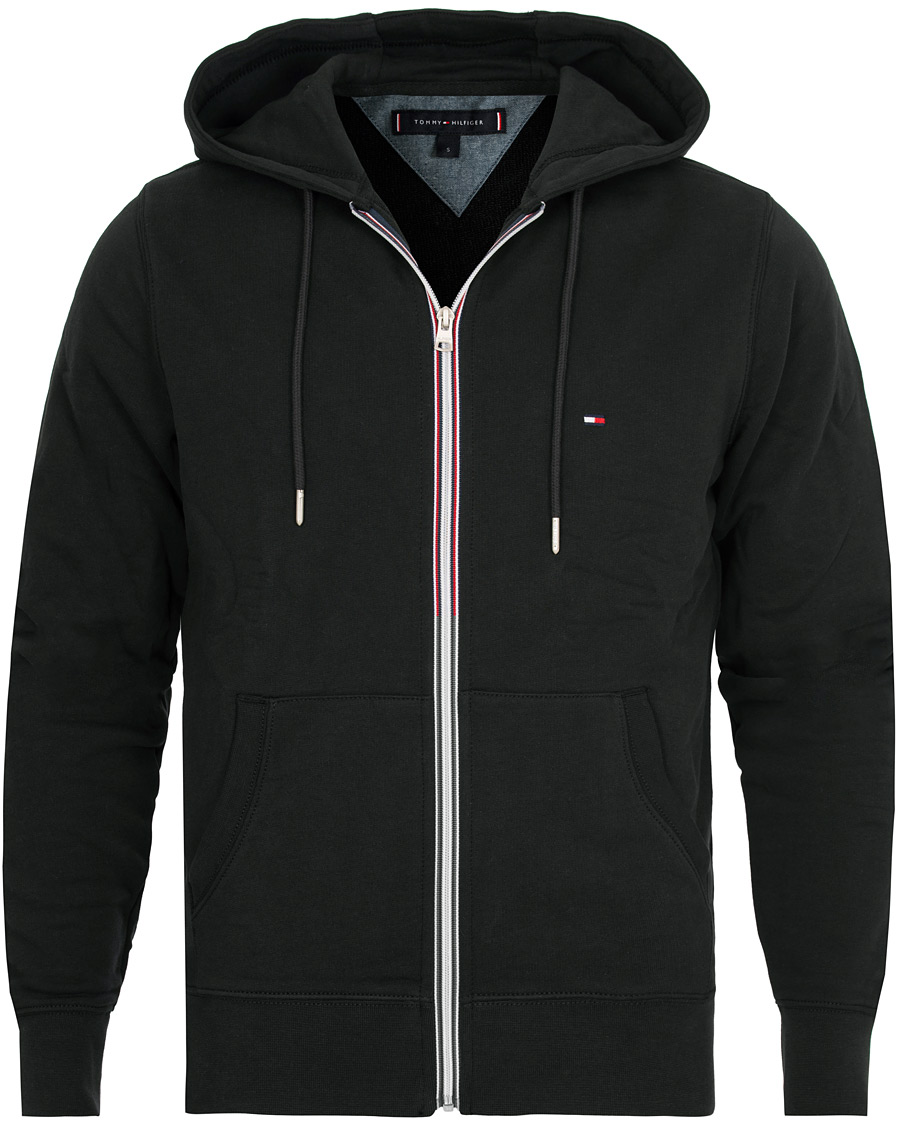 Herr | Tröjor | Tommy Hilfiger | Full Zip Hoodie Jet Black