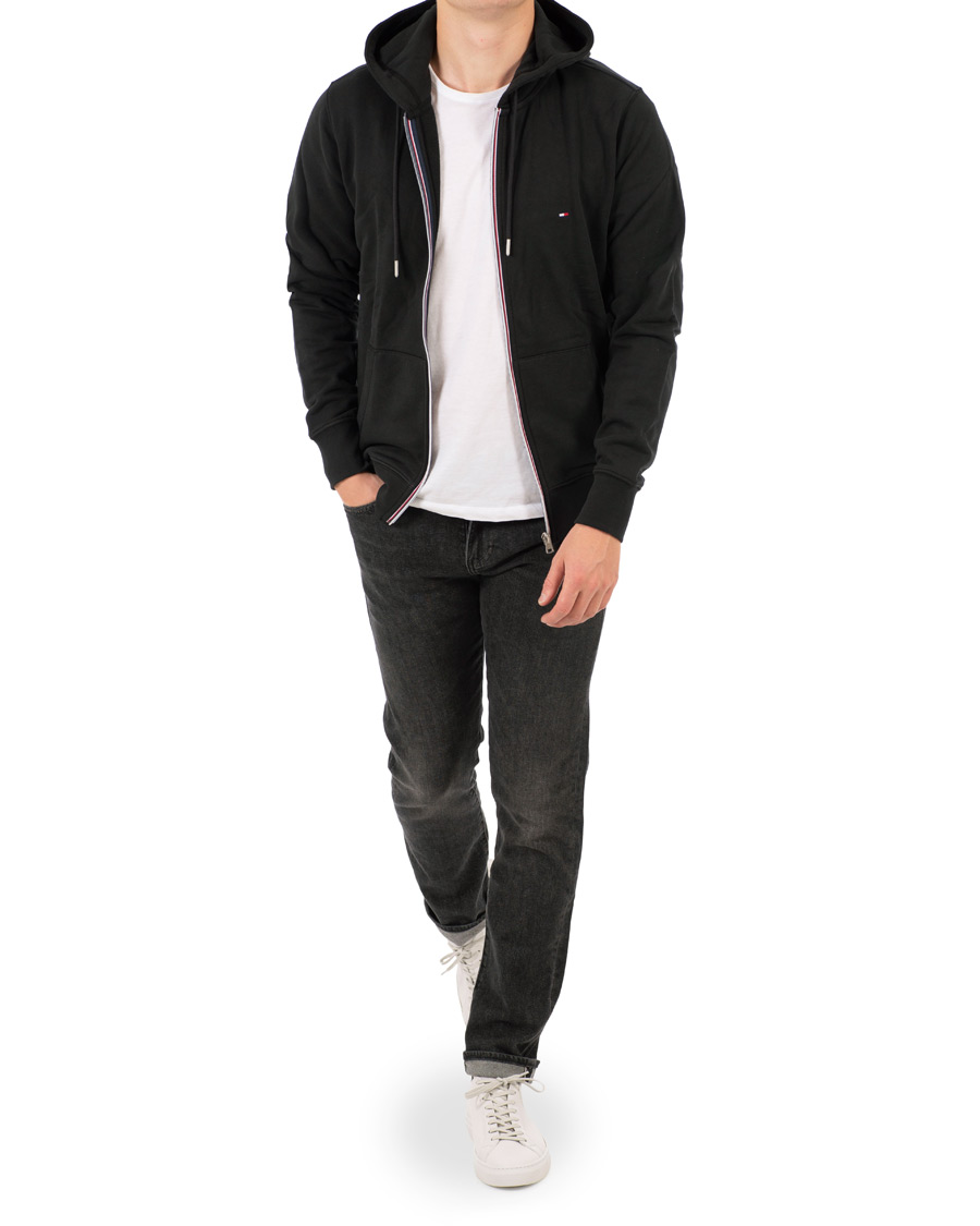 Herr | Tröjor | Tommy Hilfiger | Full Zip Hoodie Jet Black