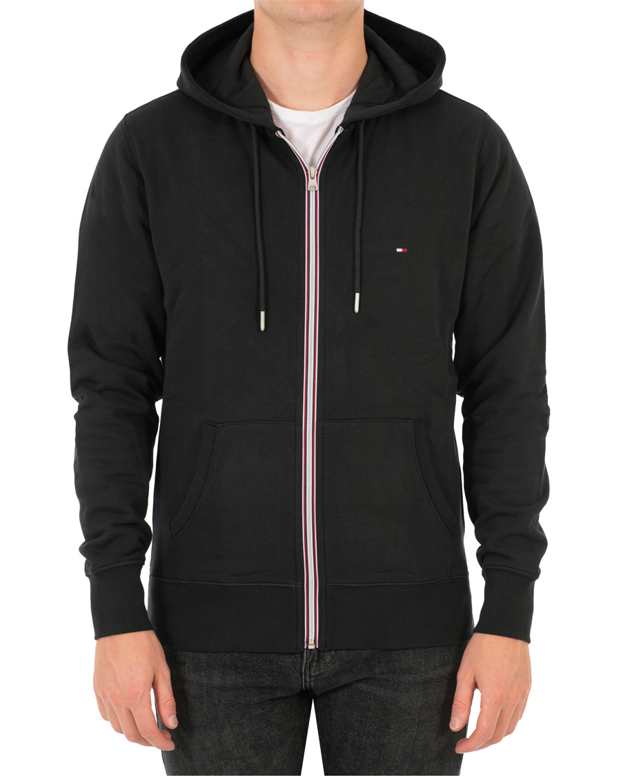 Herr | Tröjor | Tommy Hilfiger | Full Zip Hoodie Jet Black