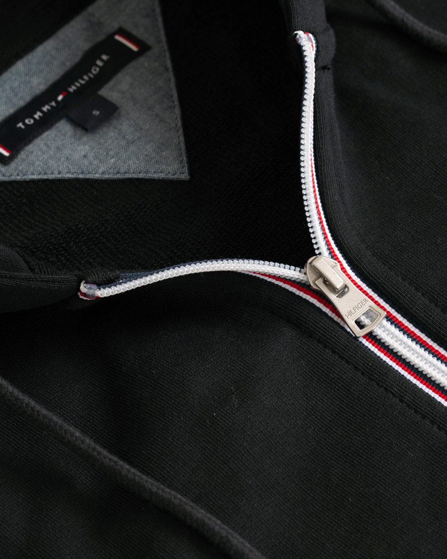 Herr | Tröjor | Tommy Hilfiger | Full Zip Hoodie Jet Black