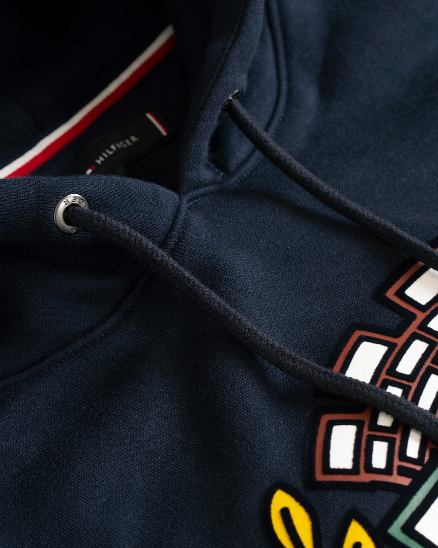 Herr | Tröjor | Tommy Hilfiger | Crest Hoodie Sky Captain