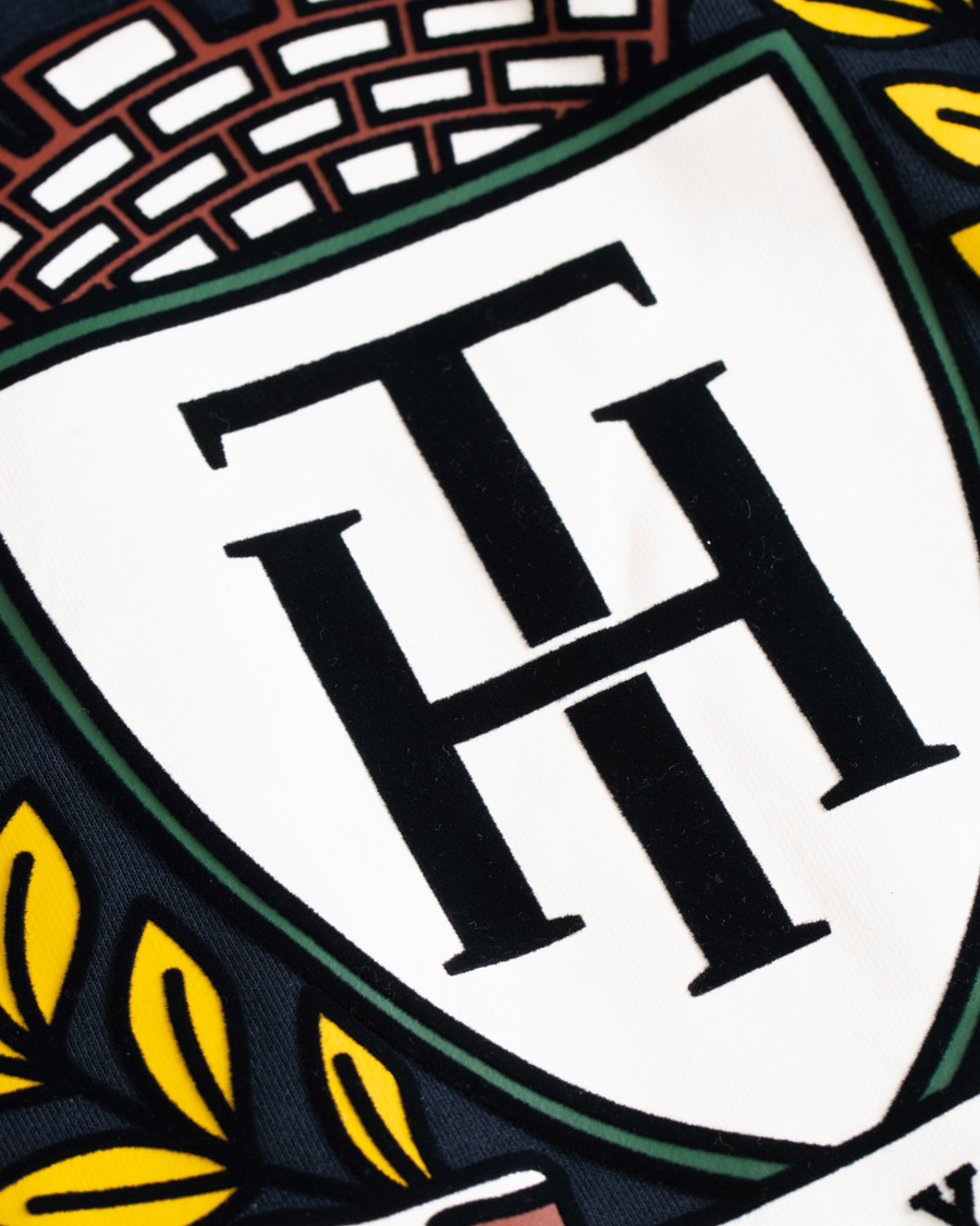 Herr | Tröjor | Tommy Hilfiger | Crest Hoodie Sky Captain