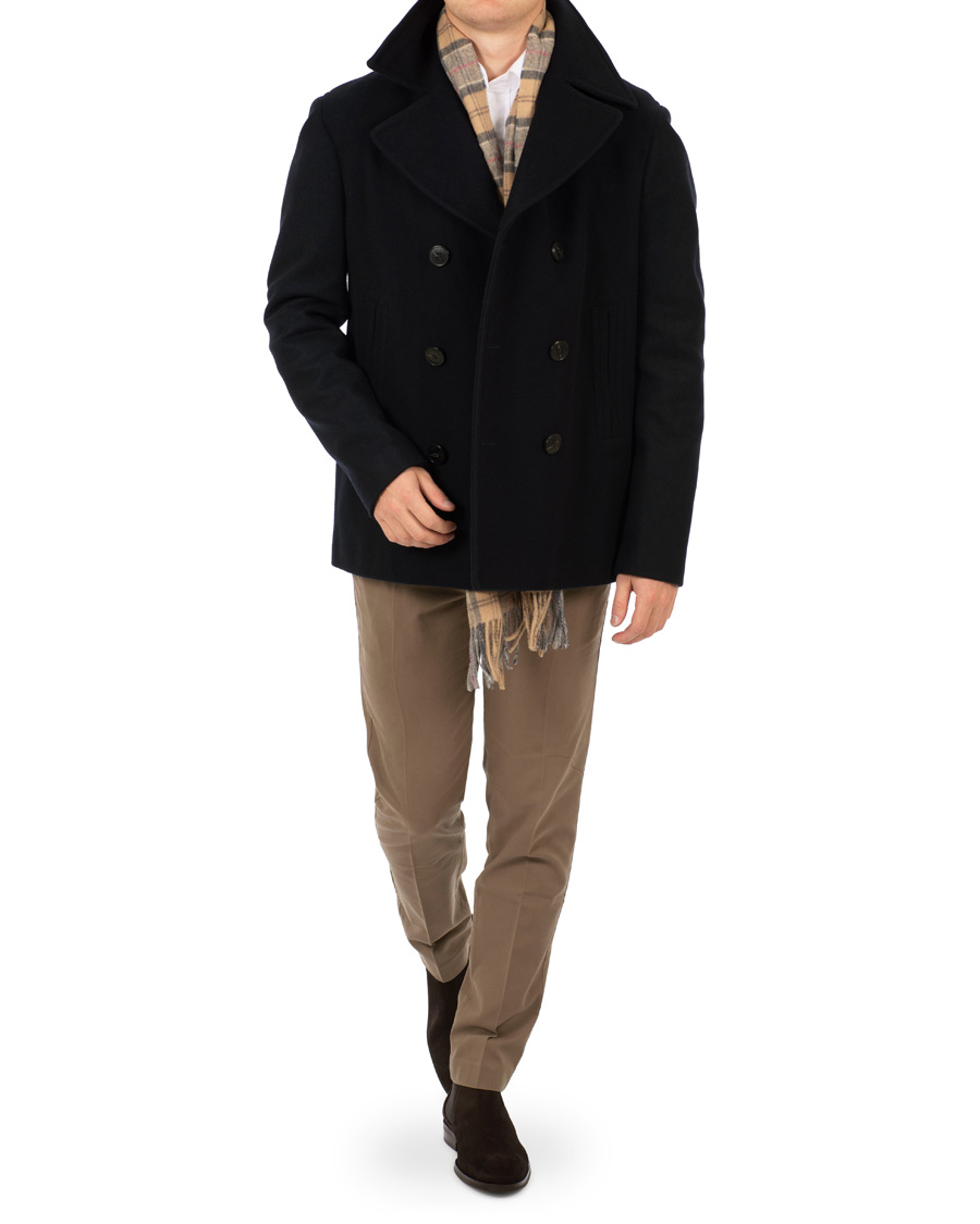 Herr | Jackor | Tommy Hilfiger | Short Peacoat Sky Captain