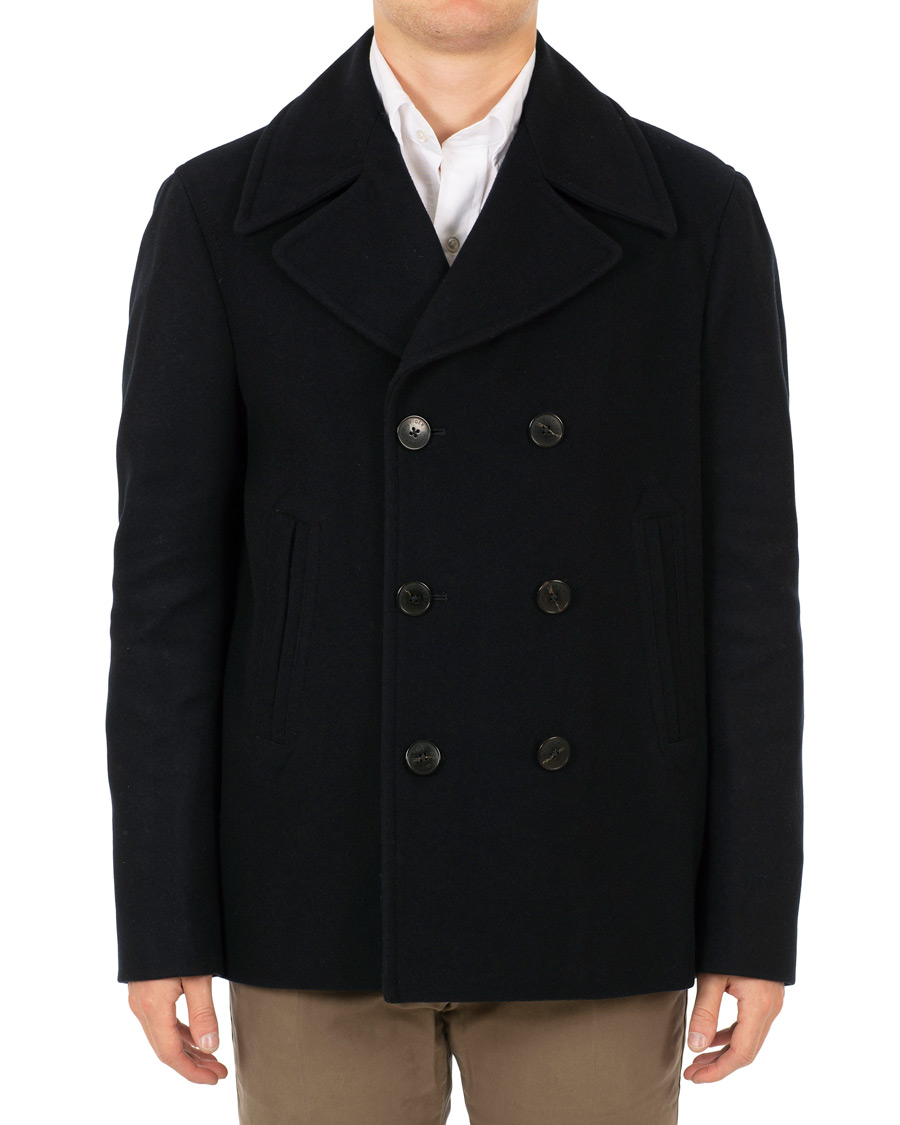 Herr | Jackor | Tommy Hilfiger | Short Peacoat Sky Captain
