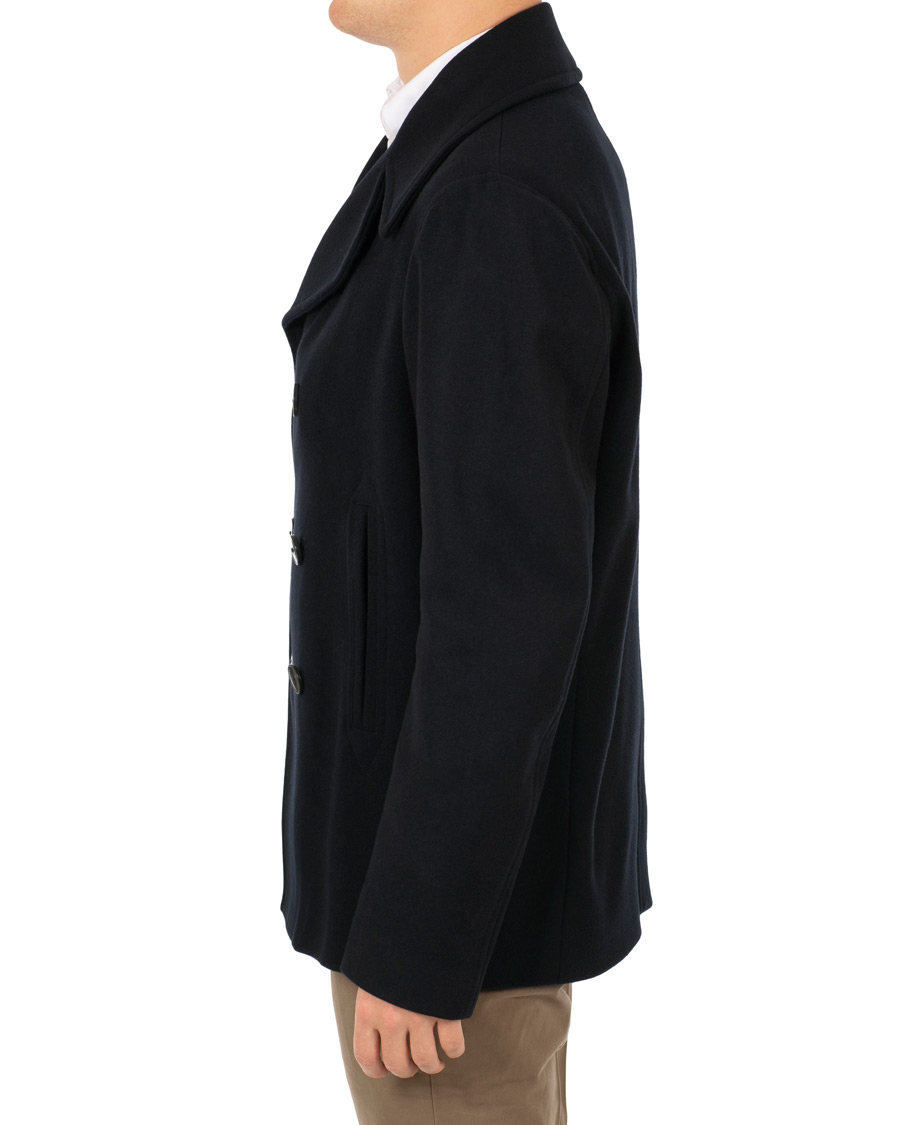 Herr | Jackor | Tommy Hilfiger | Short Peacoat Sky Captain