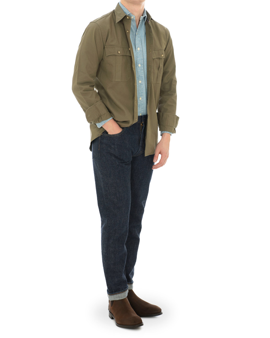 Herr | Skjortor | Tommy Hilfiger | Military Twill Shirt Dusty Olive