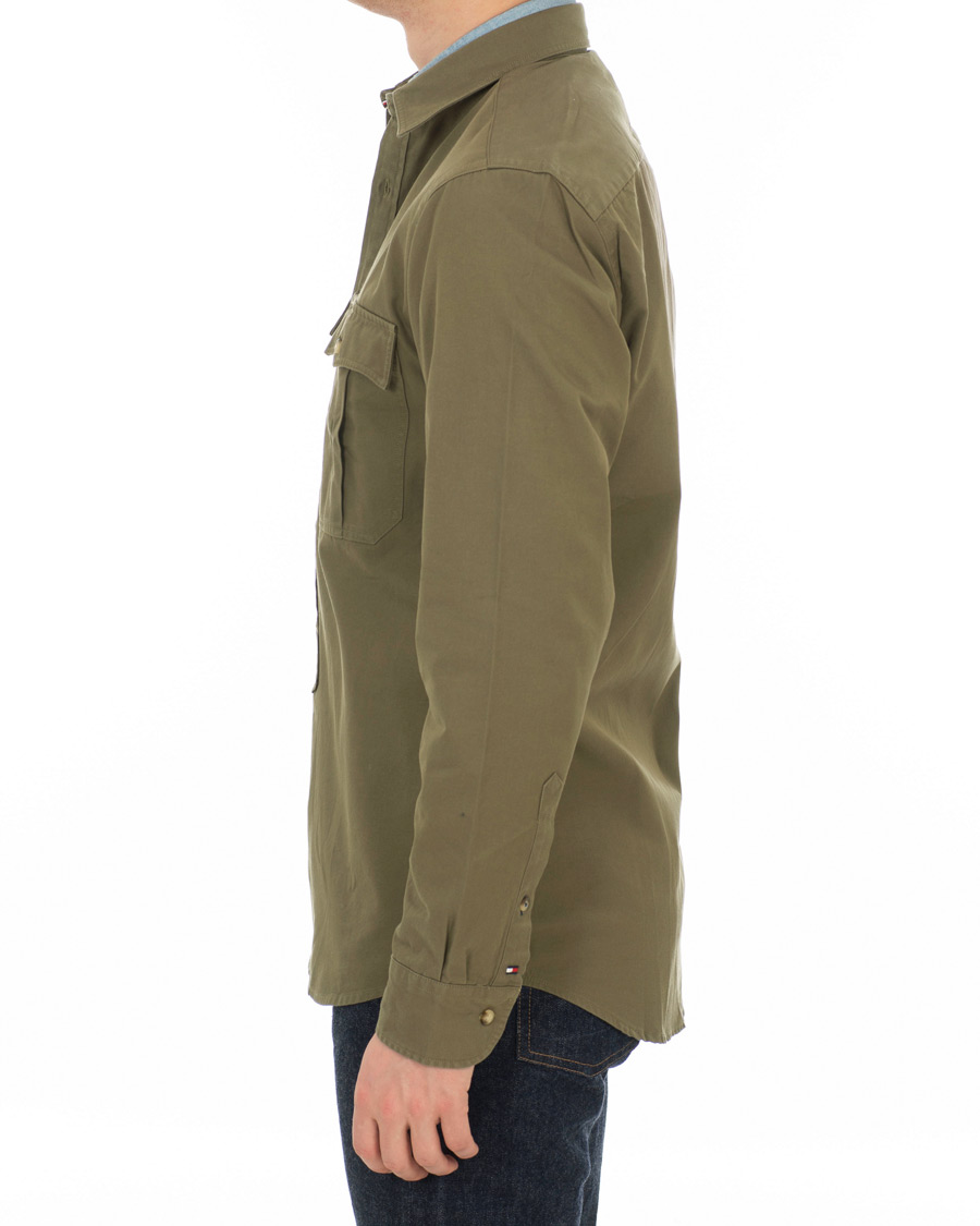 Herr | Skjortor | Tommy Hilfiger | Military Twill Shirt Dusty Olive