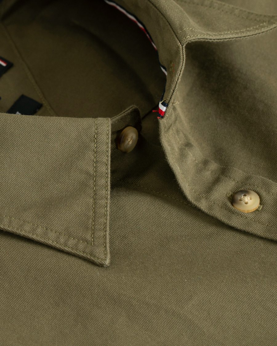 Herr | Skjortor | Tommy Hilfiger | Military Twill Shirt Dusty Olive