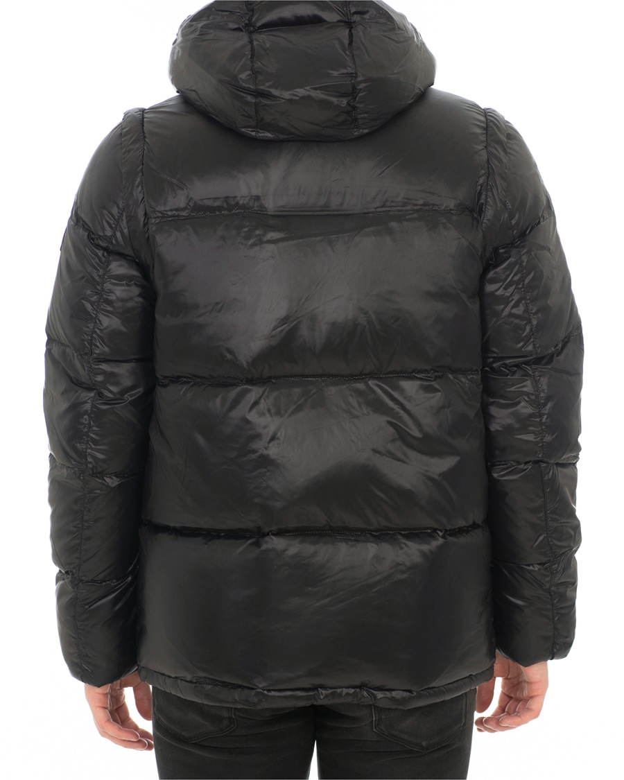 Herr | Jackor | Tommy Hilfiger | Shiny Hooded Down Jacket Jet Black