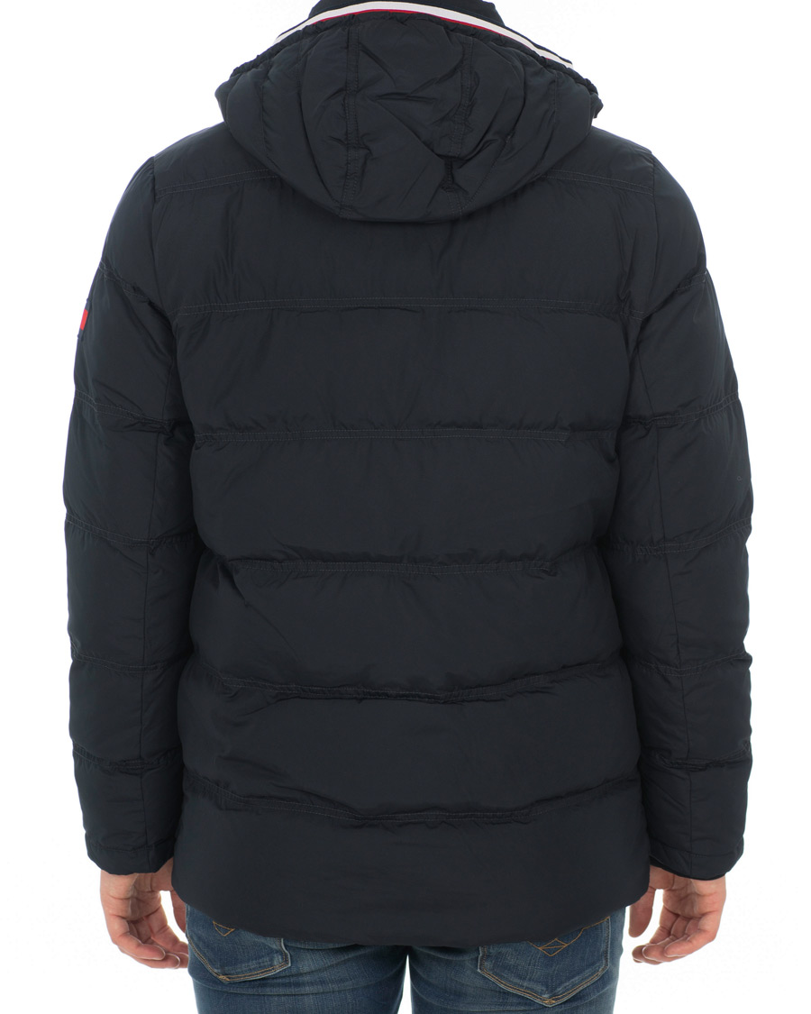 Herr | Jackor | Tommy Hilfiger | Down Hooded Jacket Sky Captain