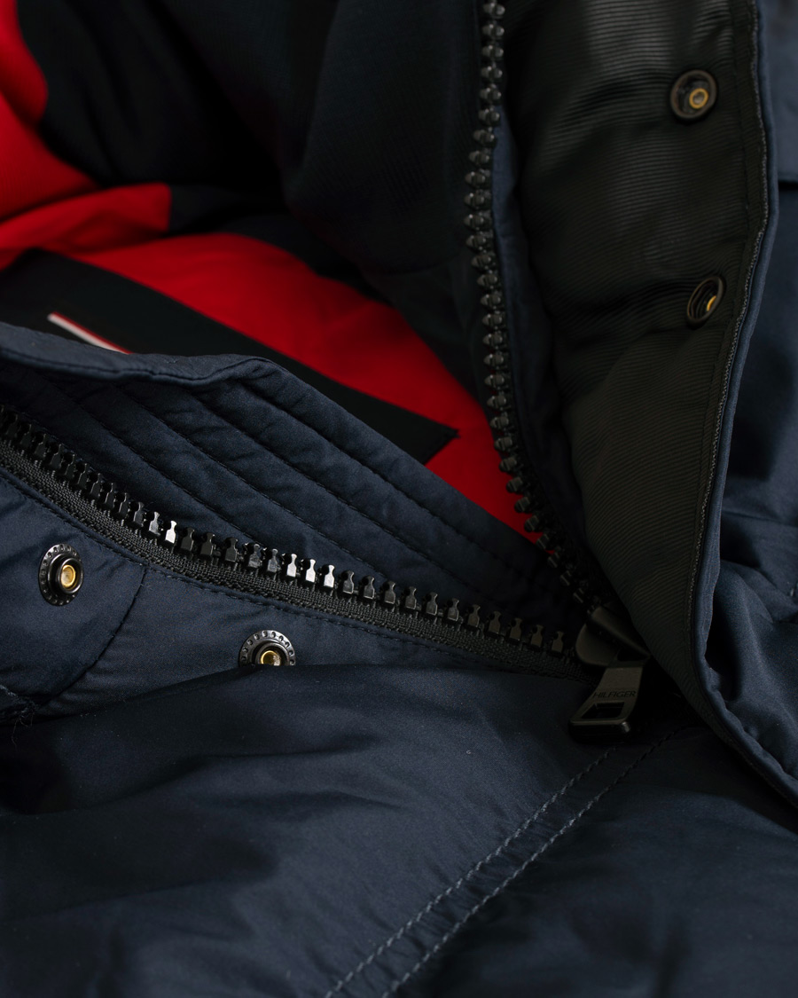 Herr | Jackor | Tommy Hilfiger | Down Hooded Jacket Sky Captain