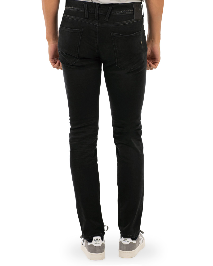 Herr | Jeans | Replay | M914 Anbass Hyperflex Jeans Washed Black