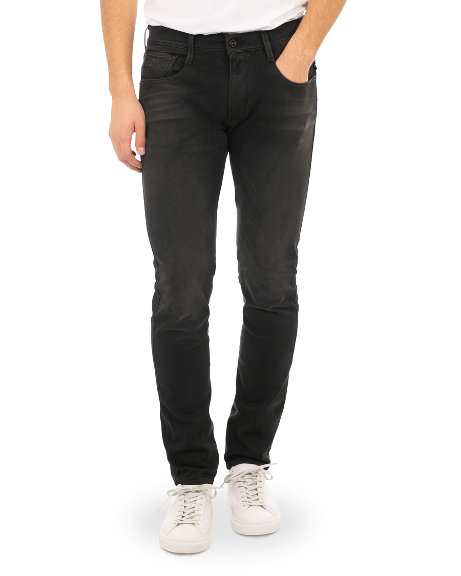 Herr | Jeans | Replay | M914 Anbass Hyperflex + Jeans Black