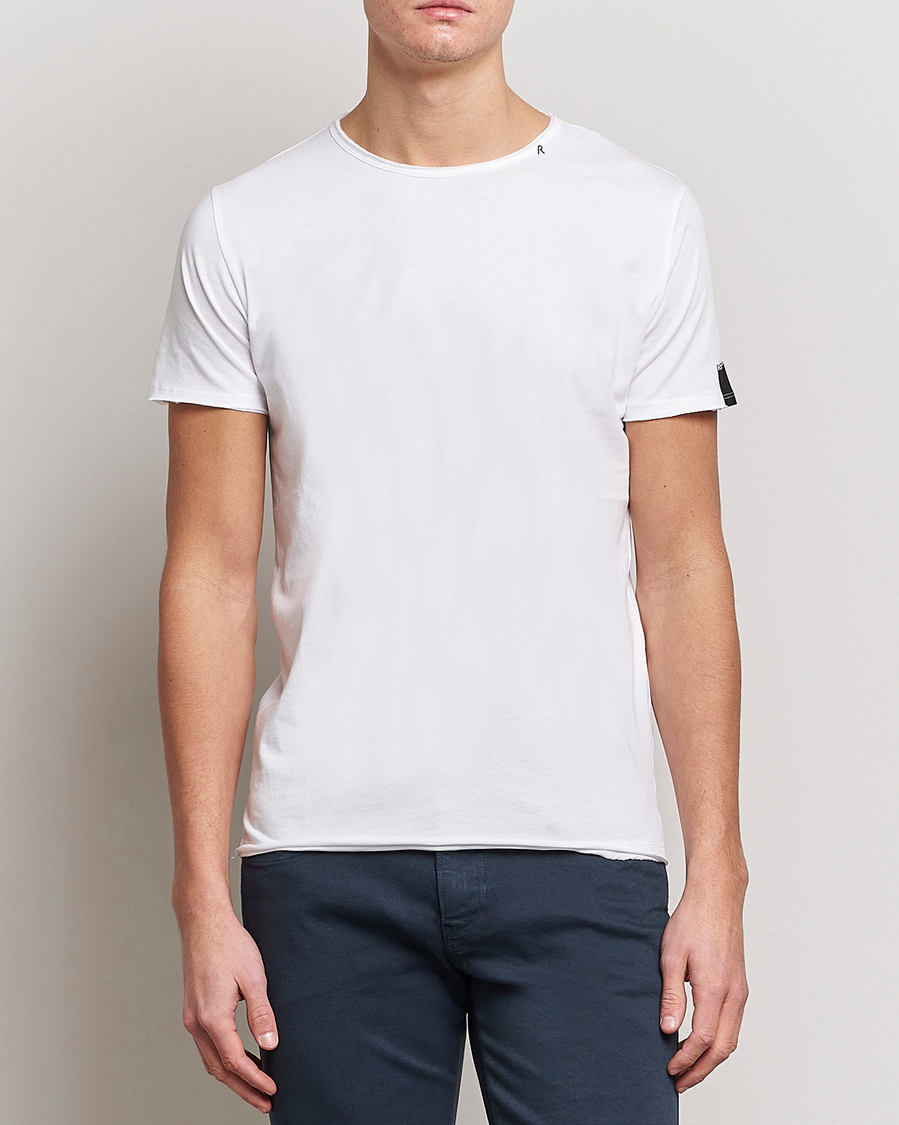 Herr | Vita t-shirts | Replay | Crew Neck Tee White