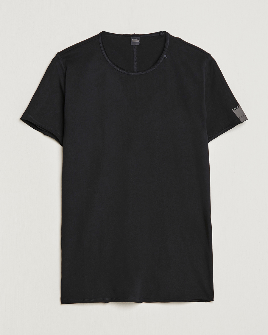 Herr | | Replay | Crew Neck Tee Black