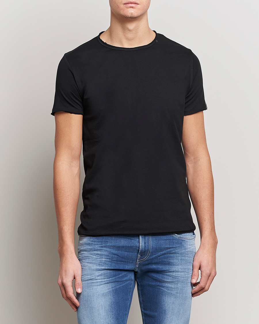 Herr | Kortärmade t-shirts | Replay | Crew Neck Tee Black