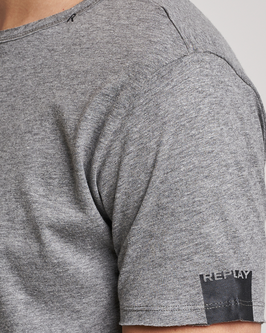 Herr | T-Shirts | Replay | Crew Neck Tee Grey