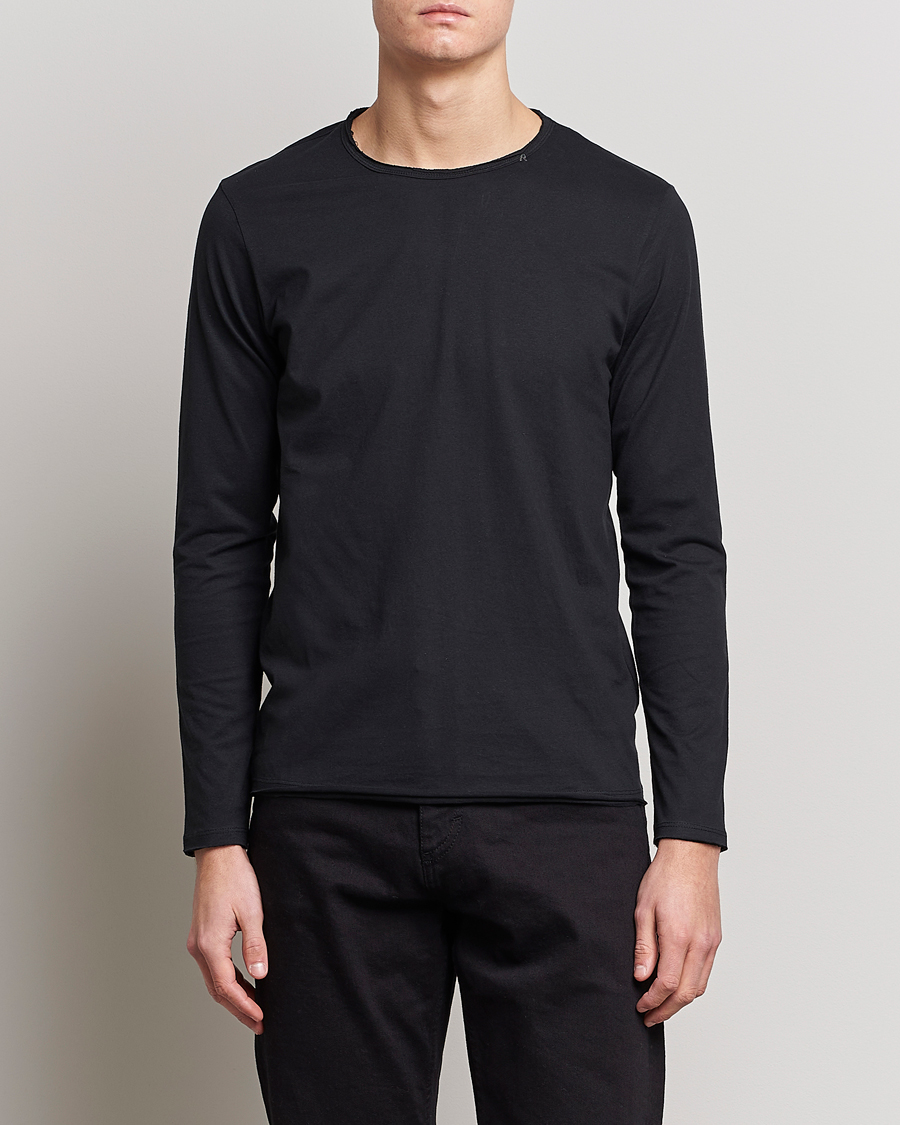 Herr | Långärmade t-shirts | Replay | Crew Neck Long Sleeve Tee Black