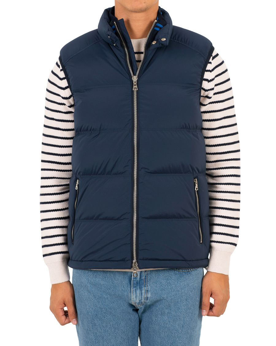 Herr | Jackor | Orlebar Brown | Aidley Down Vest Navy