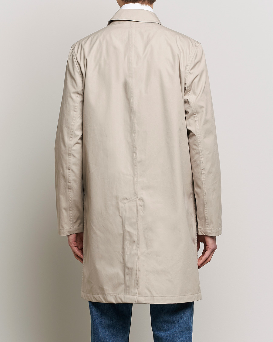 Herr | Jackor | Private White V.C. | Unlined Cotton Ventile Mac Coat 3.0 Stone
