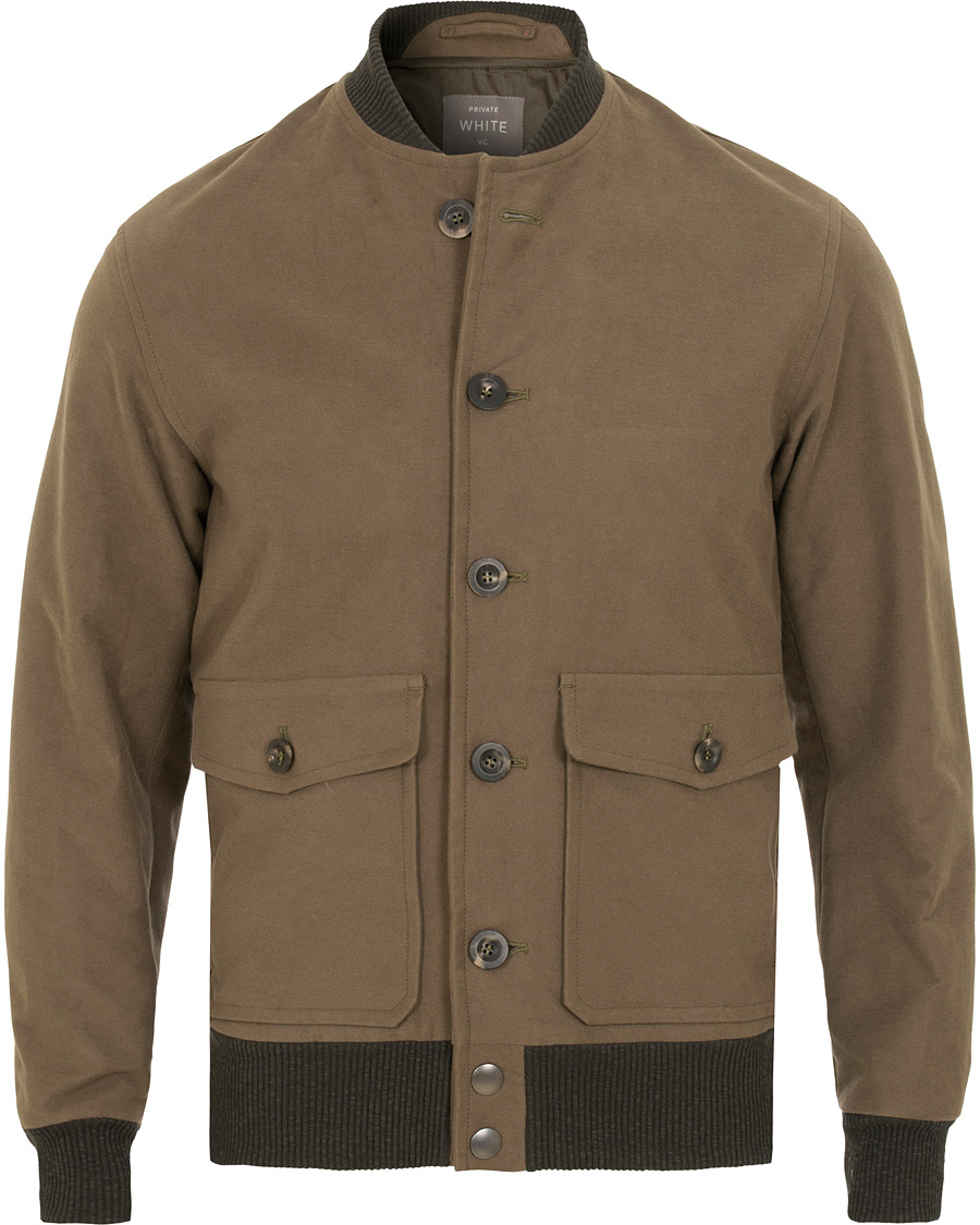 Herr | Jackor | Private White V.C. | Moleskin Bomber Jacket Lovet