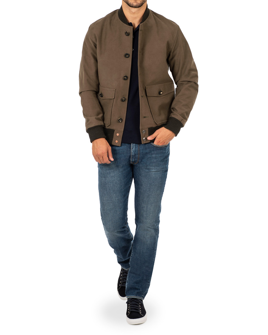 Herr | Jackor | Private White V.C. | Moleskin Bomber Jacket Lovet
